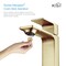 Kibi Mirage Single Handle Bathroom Vanity Sink Faucet KBF1001BG - alternate 6
